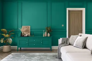 Hemway Chalk Paint Matt A5 Sample, Racing Green, Peel & Stick Swatch For Interior Walls Wood