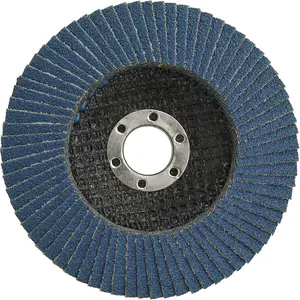 High-Performance 100mm Zirconium Flap Disc with 80 Grit for Surface Preparation