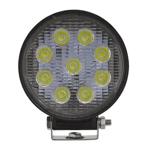 Sealey Round Work Light Lamp 27W SMD LED 2160 Lumens With Mounting Bracket LED3R