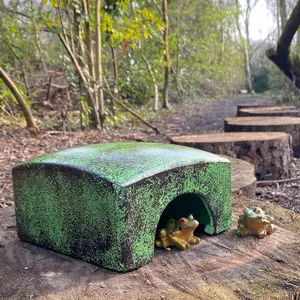 Ceramic Frog & Toad House Frogitat