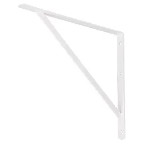 GoodHome Ultim White Steel Shelving bracket (H)400mm (D)350mm