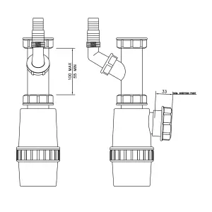 FloPlast Appliance Trap (Dia)40mm