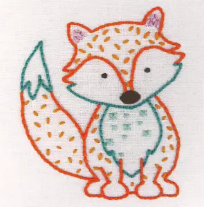 FIRST KIT FOX - Embroidery Kit: 1st Kit: Fox - Anchor