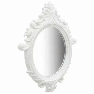 Ginn Oval Wall Mirror White