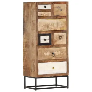 Berkfield Drawer Cabinet 45x30x105 cm Solid Reclaimed Wood