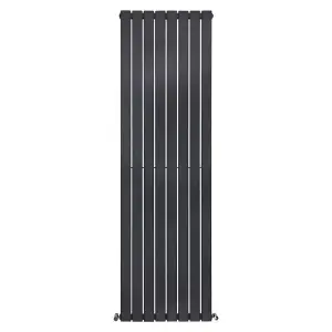 Nes Home 1800 X 546 mm Double Flat Panel Matte Black Radiator