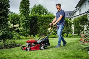 Einhell 40cm Self Propelled Petrol Lawnmower 2000W Rotary 4-Stroke Engine With 45L Grass Box - GC-PM 40/2 S