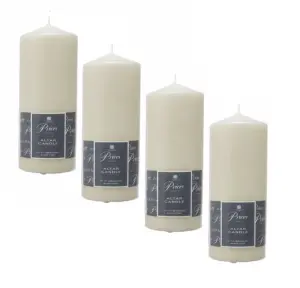 4x Prices Altar Candle - 20cm x 8cm - 100 Hours Burn Time