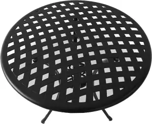 Centurion Supports OSHOWA Garden and Patio Cast Aluminium Bistro Table Black