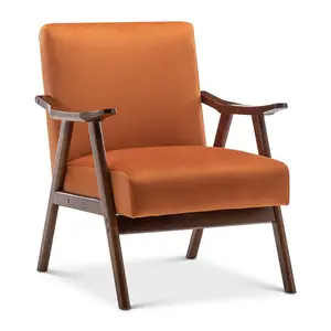 Velvet Orange Selma Accent Chair