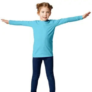 Children's Long-Sleeved Top - light blue 140 (10-12y)