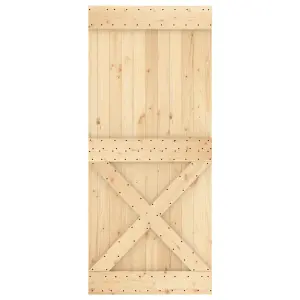 Berkfield Door NARVIK 90x210 cm Solid Wood Pine