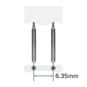 Osram Halogen Capsule 35W GY6.35 12V Dimmable Halostar Axial Warm White Clear M75 (3 Pack)