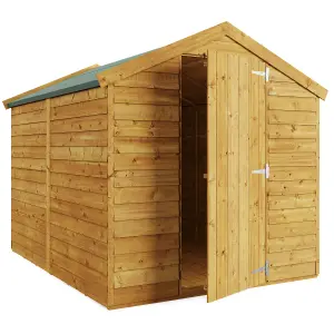 BillyOh Super Saver Overlap Apex Wooden Shed - 8x6