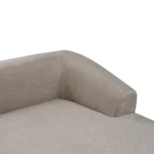 Corner Sofa SVANSELE Taupe Fabric Left Hand