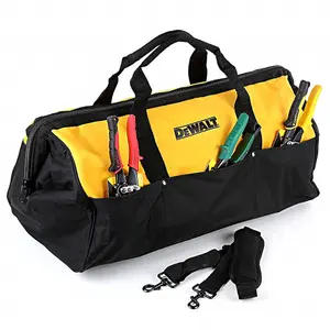 Dewalt DE9883 60cm 24" Hard Bottom Heavy Duty Tough Toolbag Duffel Tool Bag