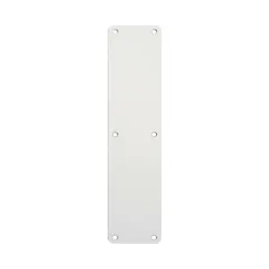 Plain Door Finger Plate 350 x 75mm Satin Anodised Aluminium Push Plate