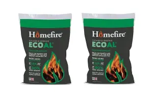 Homefire Ecoal Longlasting  Smokeless Coal - 10kg  (Pack of 2)