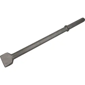 75 x 620mm Wide Impact Chisel - 1 & 1/4" Hex Shank - Demolition Breaker Steel