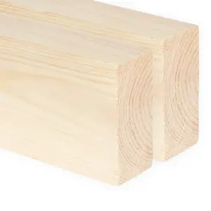 4x2 Inch Planed Timber  (L)900mm (W)94 (H)44mm Pack of 2