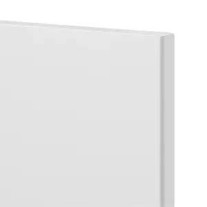 GoodHome Stevia Gloss white Drawer front, Pack of 1 (H)715mm (W)497mm (T)18mm