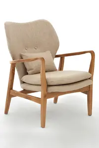 Interiors by Premier Stockholm Beige Chair