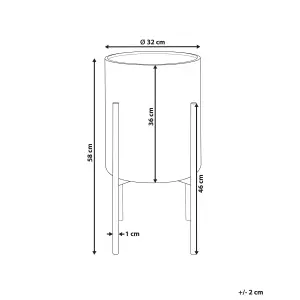 Elevated Plant Pot SEROTINA Metal Black