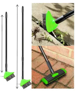 3 in 1 Telescopic Weed Remover Brush