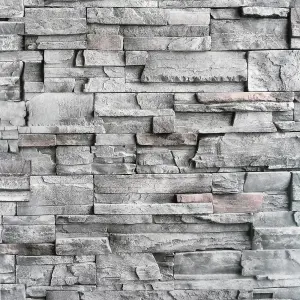 Arthouse Slate Wall Grey Wallpaper