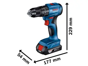 BOSCH GSB 18V-45 N 18v Combi drill 13mm keyless chuck