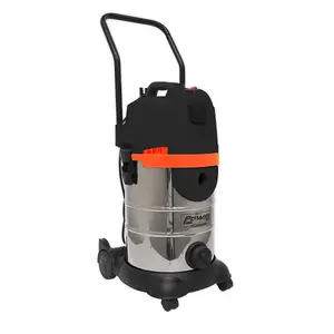 Sealey Vacuum Cleaner Cyclone Wet & Dry 30L Double Stage 1200W/230V PC300BL