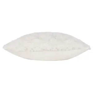 Fluff Square Throw Cushion Covers White