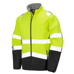 Result Safeguard Mens Printable Safety Softshell Jacket