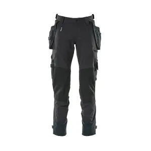 Mascot Advanced Trousers with Holster Pockets and Stretch - Dark Navy Blue   (52.5) (Leg Length - Regular)