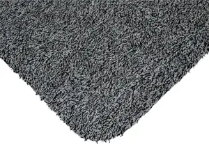 simpa Absorbent Fibre Door Mat Dark Grey with Rubber Back 60 x 180cm