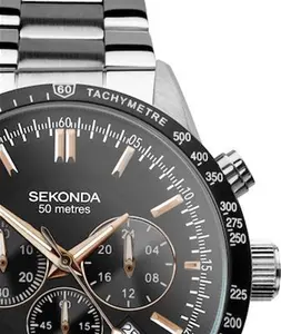 Sekonda Velocity Men's Chronograph Silver Watch