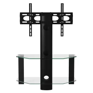 Century cantilever TV-Stand in black