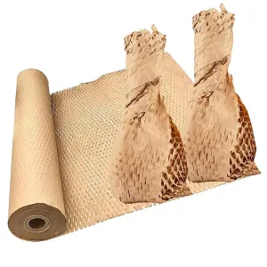 1 Roll Brown Honeycomb 400mm Packing Wrapping Shipping Paper