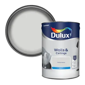 Dulux Walls & ceilings Polished pebble Matt Emulsion paint, 5L