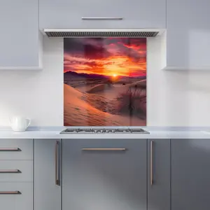 Sunset In The Desert Kitchen Splashback