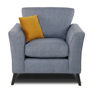 Modern Home Caxton 3+2 Seater Sofa Set with Armchair Denim