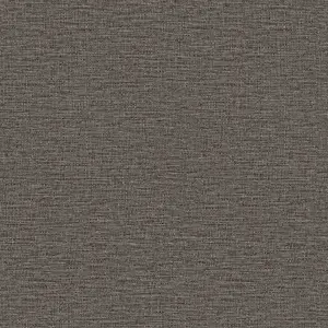 Grandeco Telma Slubbed Fabric Hessian Textured Luxury Wallpaper, Charcoal Grey