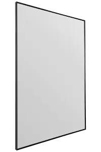 MirrorOutlet Artus - Black Aluminium Edged Wall Mirror 47" X 31" (120CM X 80CM)