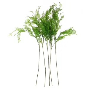 Pack of 6 x 120cm Artificial Boston Fern Stem