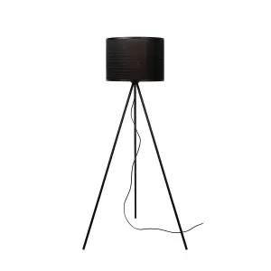 Lucide Tagalog Scandinavian Tripod Floor Lamp 55cm - 1xE27 - Black