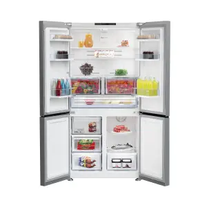 Beko GN446224VPS 50:50 American style Freestanding Frost free Fridge freezer