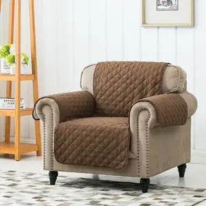 Brown Sofa Cover - 1 Seat Armchair