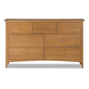 Edward Hopper Oak 3 Over 4 Chest of Drawers