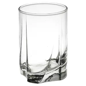 Queensway Home & Dining 250ml 6Pcs Tumbler Drinking Glasses Small Highball Water Whiskey Juice Cocktail Set