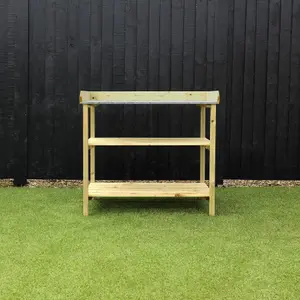 Waltons 1m Garden Potting Bench Pressure Treated